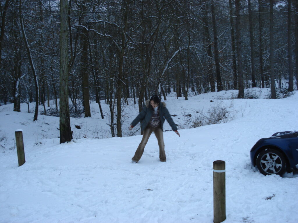 Snowy Fun on February 8, 2007